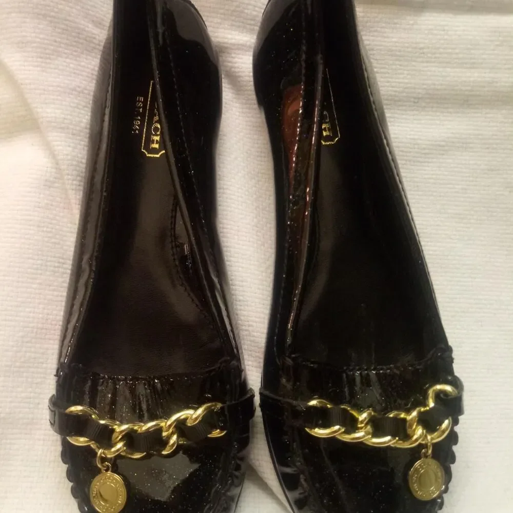 Coach Women's Black Loafers